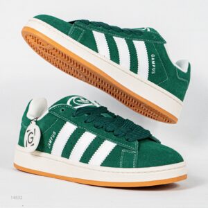Sepatu Campus 00s Dark Green Cloud White Sneakers Authentic