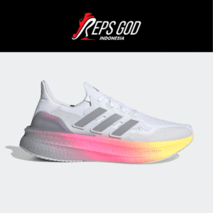 Sepatu Adidas Ultraboost 5 White Multicolor Running Sneakers Authentic