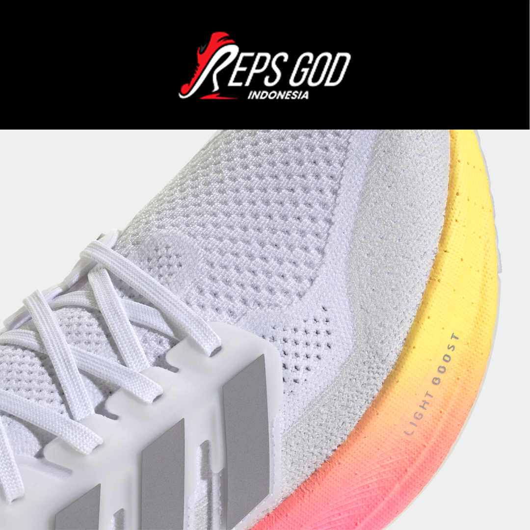 Sepatu Adidas Ultraboost 5 White Multicolor Running Sneakers Authentic - Image 5