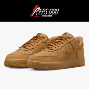 Nike Air Force 1 Low Flax Gum Light Brown Wheat Gum Authentic