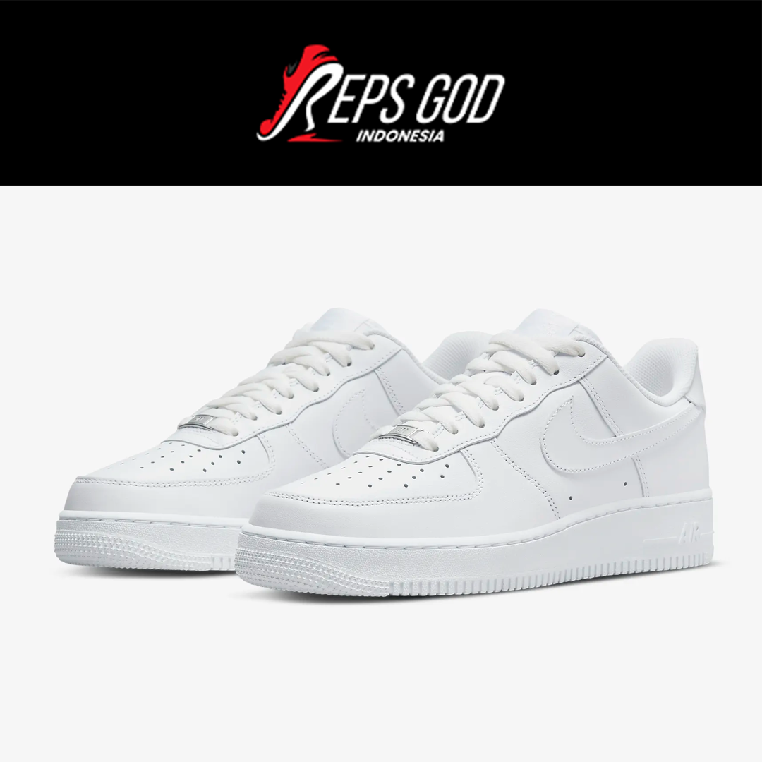 Nike Air Force 1 Low Triplewhite Allwhite Full White Authentic