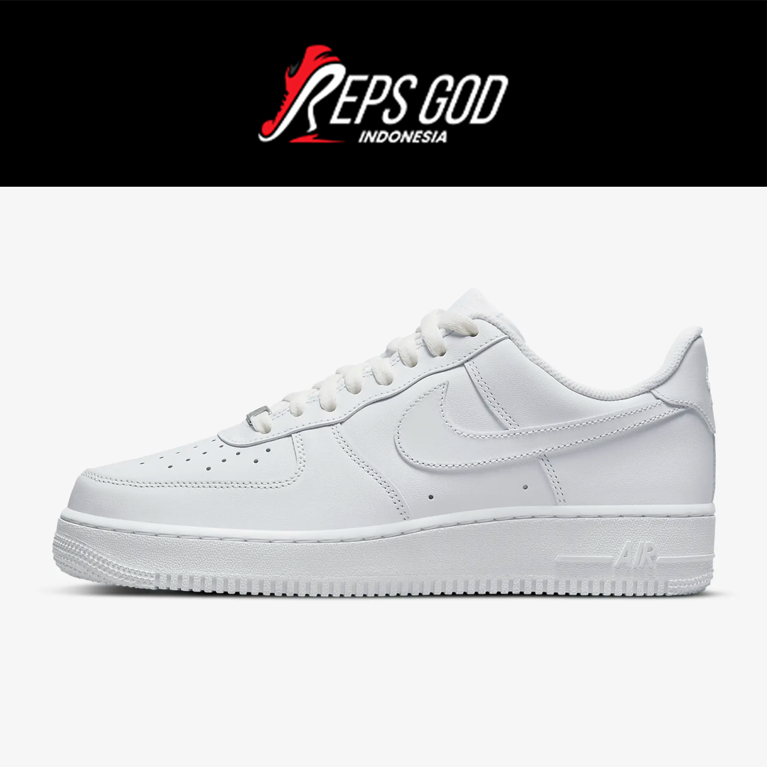 Nike Air Force 1 Low Triplewhite Allwhite Full White Authentic - Image 2