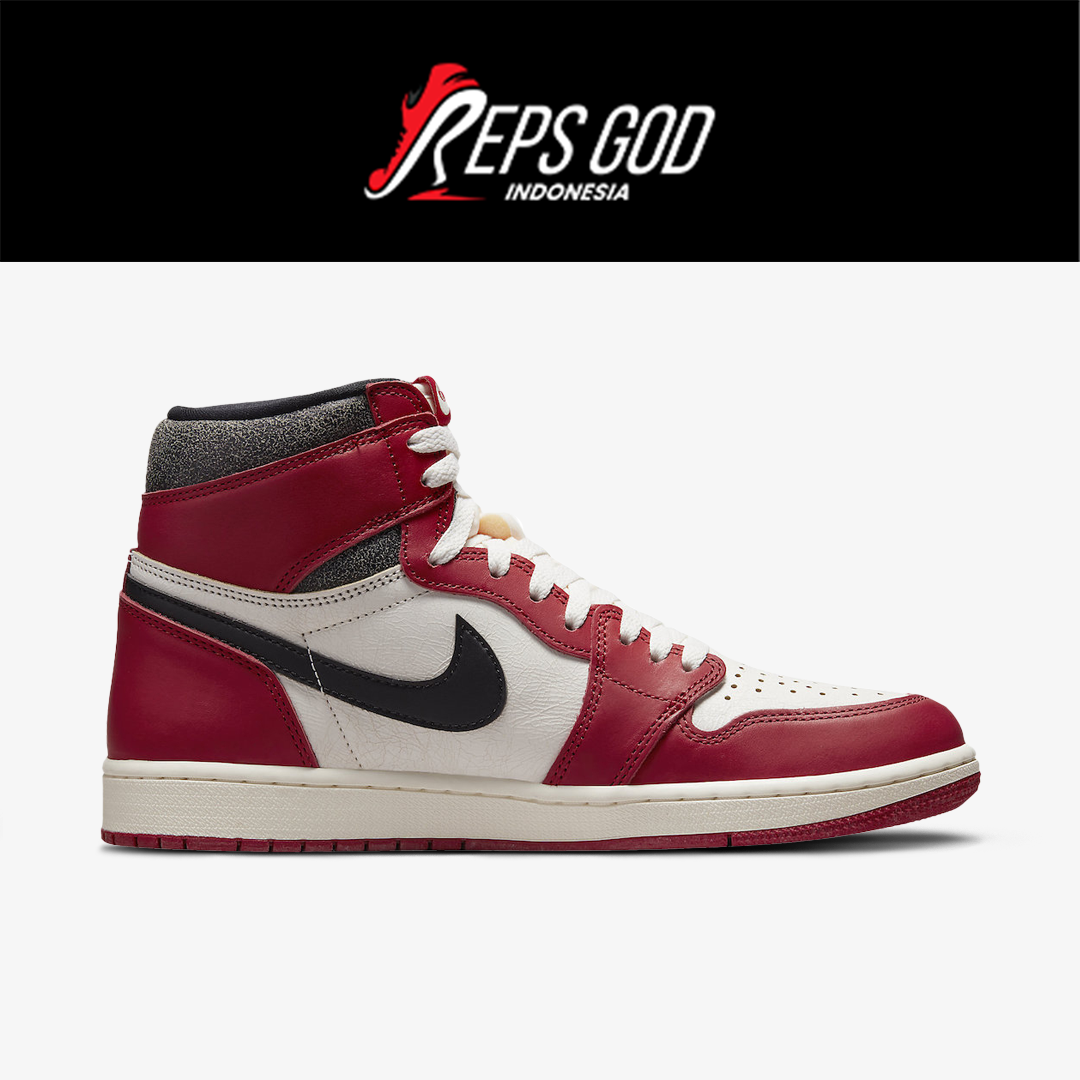 Nike Air Jordan 1 High Chicago Lost And Found 2022 Red White Black Authentic - Image 5