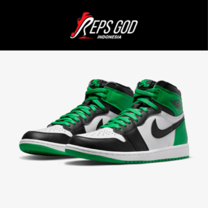 Nike Air Jordan 1 Retro High OG Lucky Green White Black Authentic