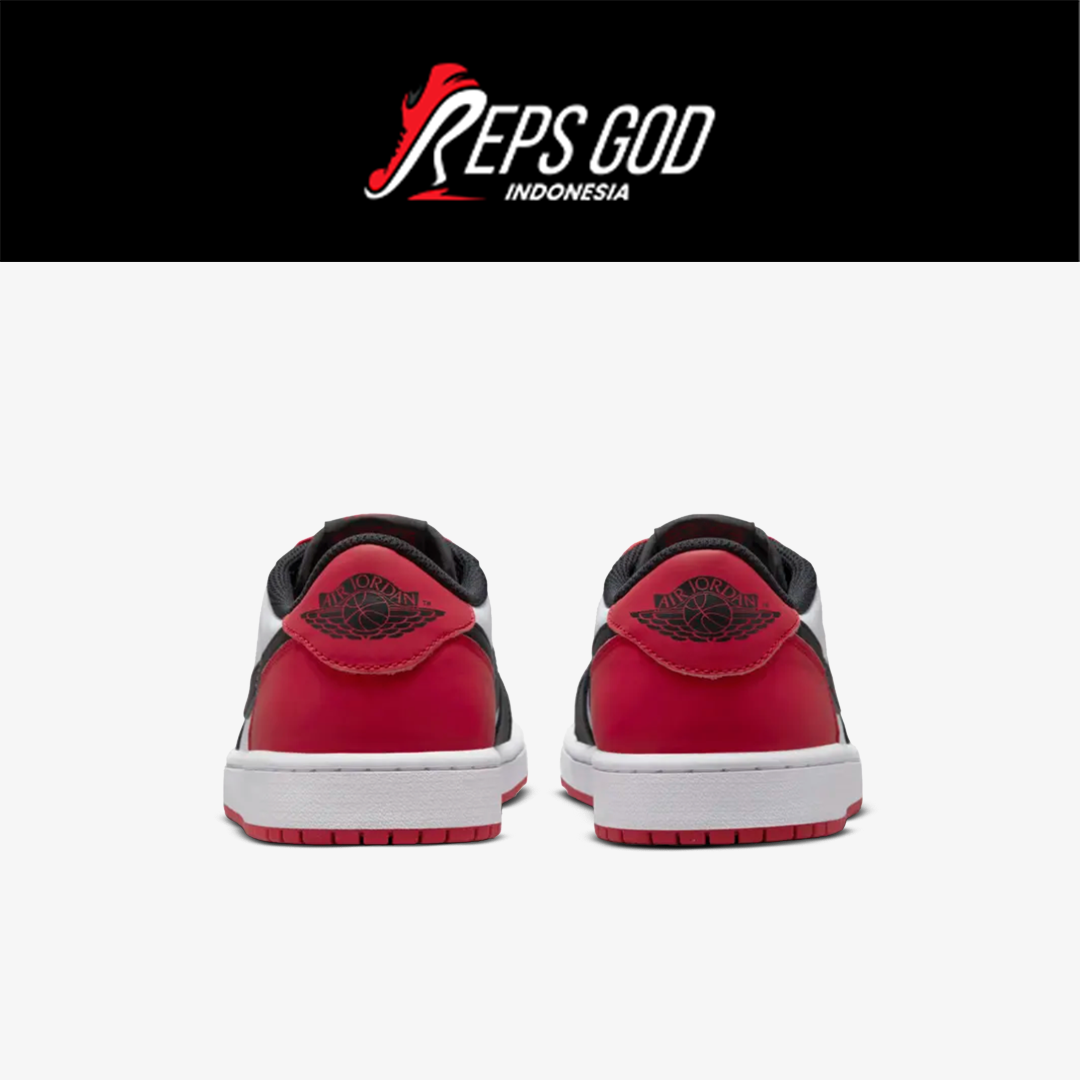 Nike Air Jordan 1 Low OG Black Toe 23 2023 Black White Red Authentic - Image 4