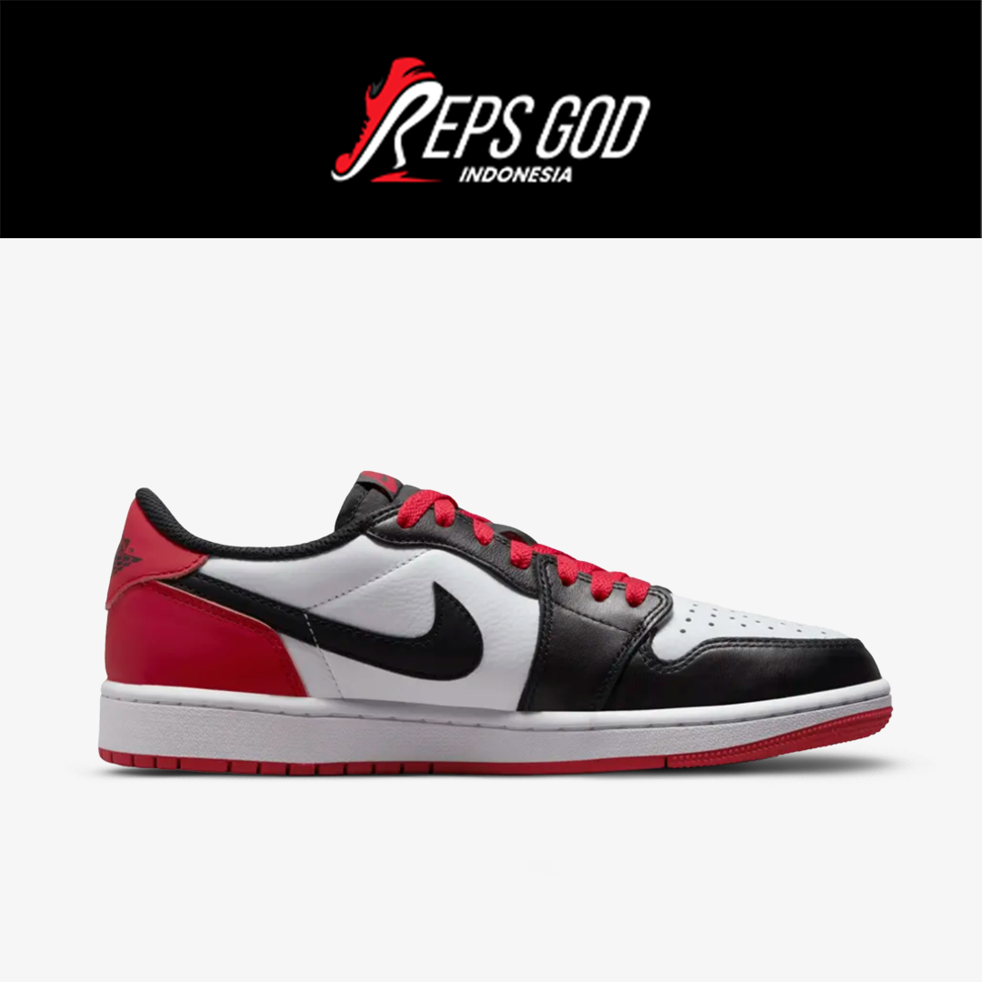 Nike Air Jordan 1 Low OG Black Toe 23 2023 Black White Red Authentic - Image 2