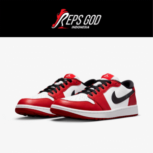 Nike Air Jordan 1 Retro Low GOLF Chicago White Black Red Authentic