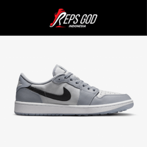 Nike Air Jordan 1 Retro Low Golf Wolf Grey Black Panthom Phantom White Authentic