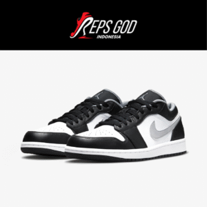 Nike Air Jordan 1 Low Black Medium Grey Shadow Grey 3.0 Black White Grey Authentic