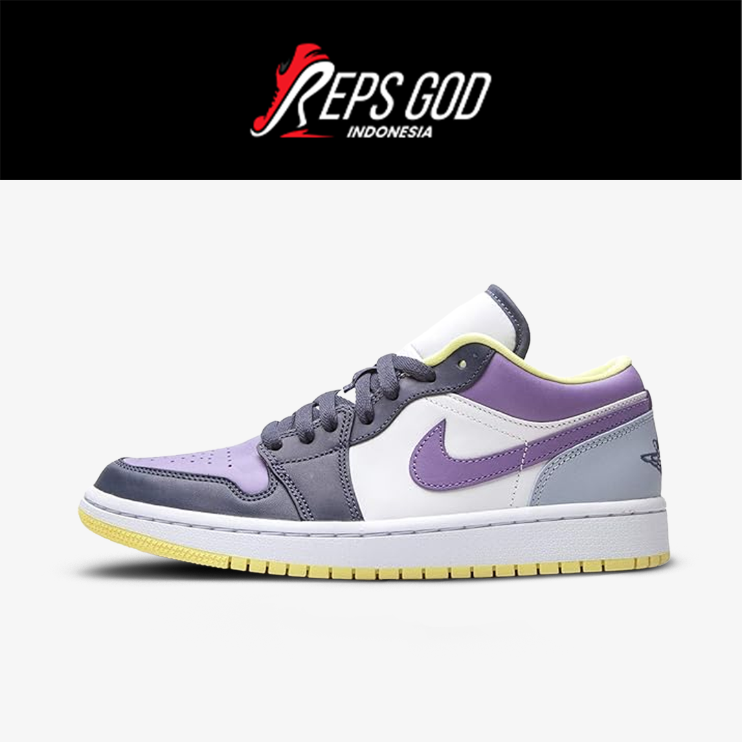 Nike Air Jordan 1 Low SE Mismatched Purple Magenta - Image 5