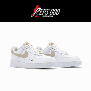 Nike Air Force 1 Low 07 Essentials White Beige Gold Authentic