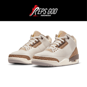 Nike Air Jordan 3 Retro Palomino Orewood Brown Cream Black Authentic