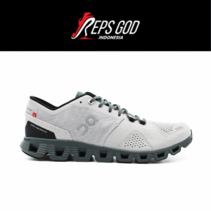 Sepatu On Running On Cloud X Glacier Olive Sneakers Authentic