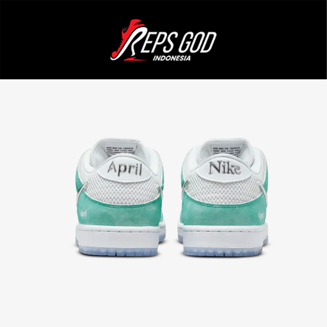 Nike SB Dunk Low April Skateboards Turbo Green Authentic - Image 3