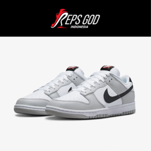 Sepatu Nike Dunk Low Grey FOG Grey White Sneakers Authentic