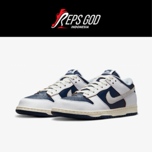 Nike SB Dunk Low HUF New York White Navy Blue Authentic