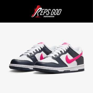 Nike Dunk Low Obsidian Fierce Pink Magenta Black White Authentic