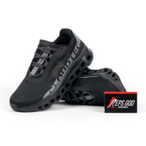 Sepatu Sneakers On Running Cloudmonster Lumos Black Reflective Authentic Sneakers