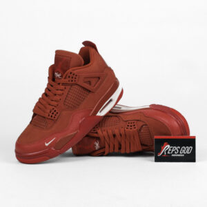 Sepatu Air Jordan 4 Retro OG SP Nigel Sylvester Brick by Brick Red Bata Sneakers Authentic
