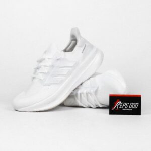 Sepatu Adidas Ultraboost 5 Triple White Allwhite Sneakers Authentic