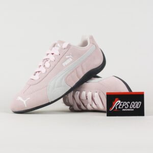 Sepatu Puma Speedcat OG White Pink Sneakers Authentic