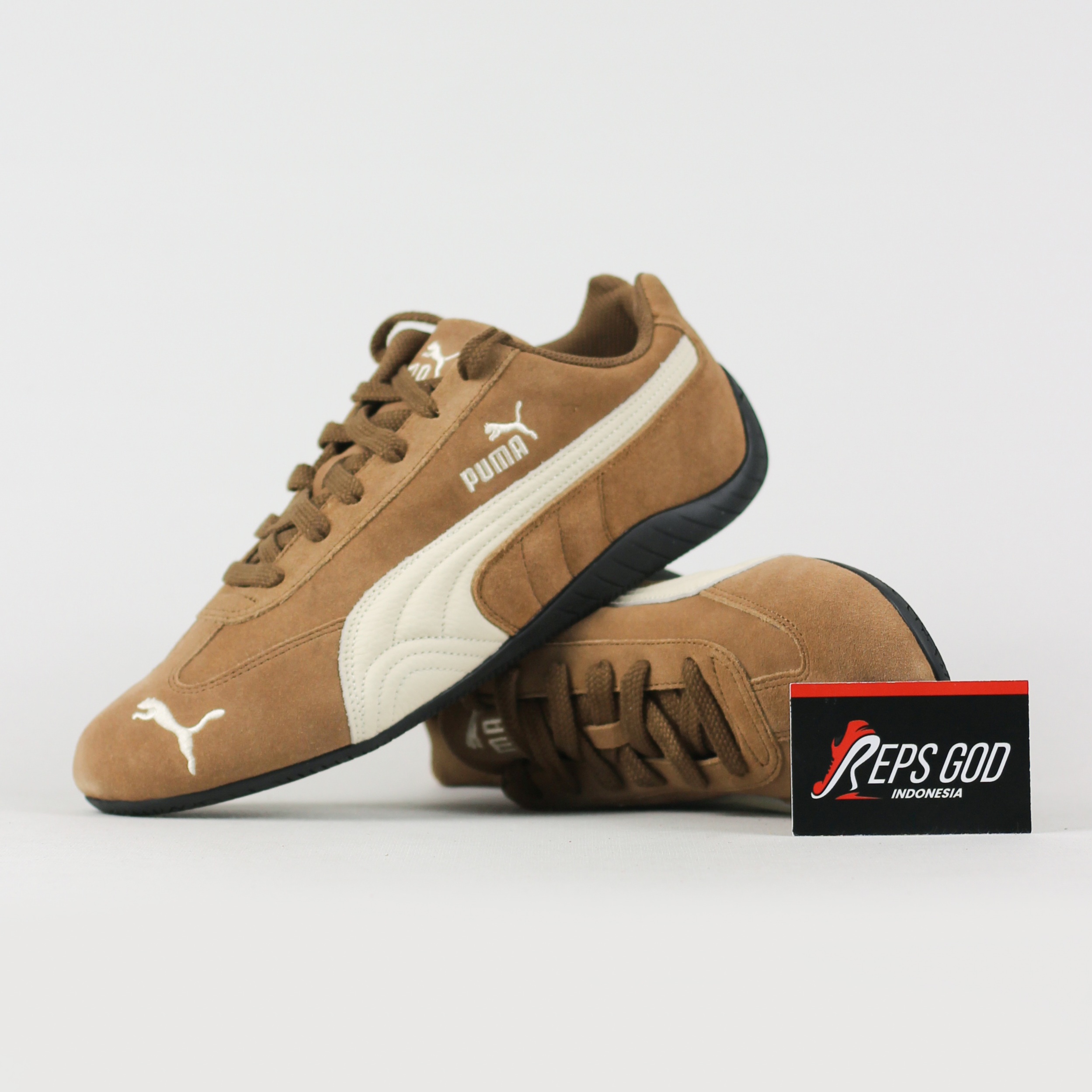 Sepatu Puma Speedcat OG Archive Coffee Brown Haute Sneakers Authentic