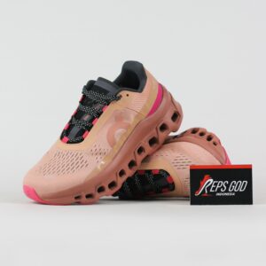 Sepatu On Running On Cloudmonster Rose Cork Orange Bata Sneakers Authentic