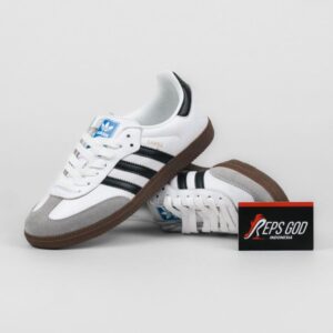 Adidas Samba Vegan White Gum Cloud White Coreblack Authentic