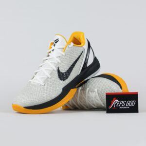 Sepatu Basket Nike Kobe 6 Protro White Del Sol Sneakers Authentic