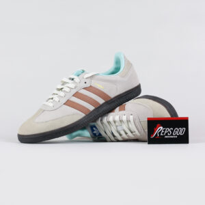 Sepatu Adidas Samba OG Crystal White Clay Strata Sneakers Casual Authentic