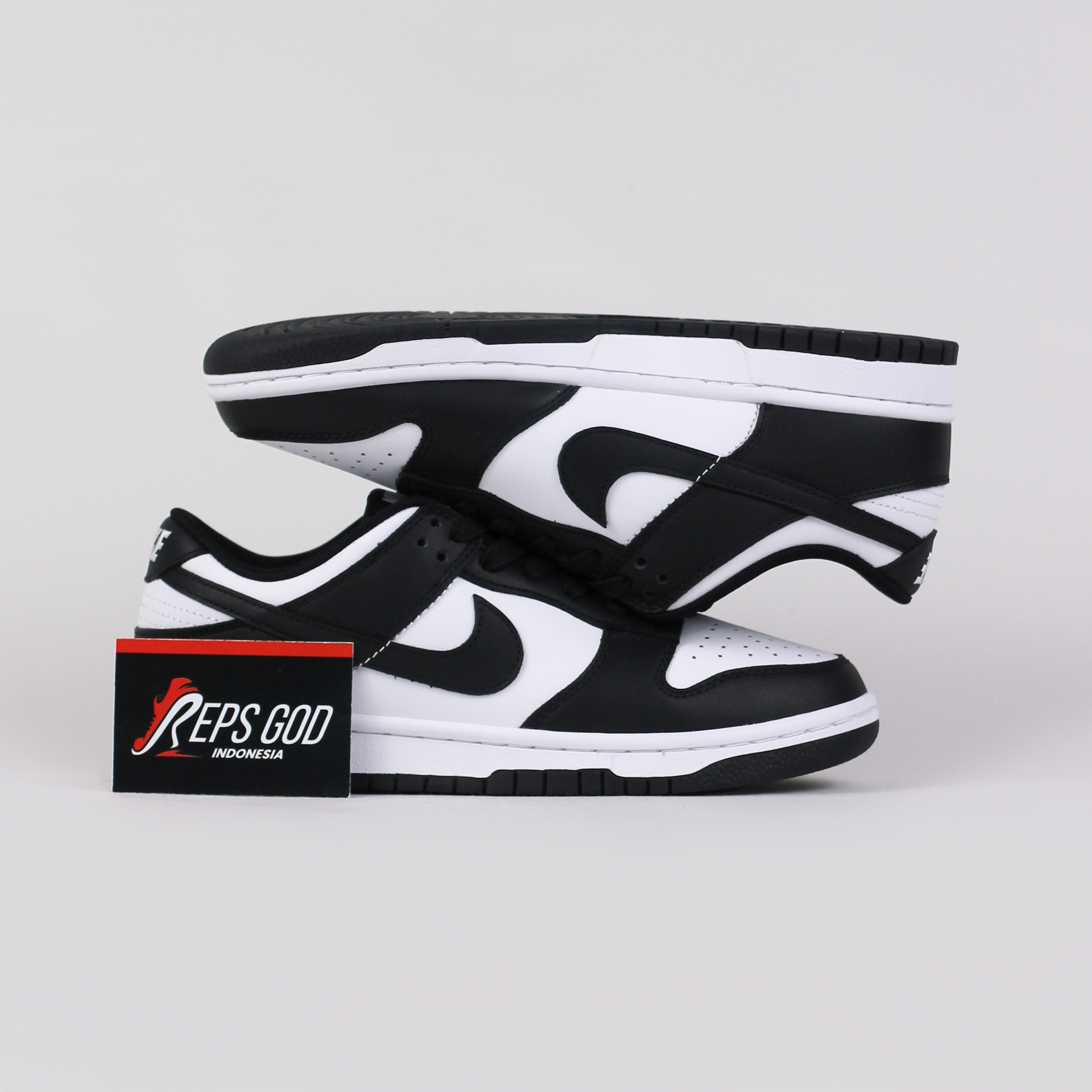 Nike Dunk Retro Low Panda Black White Authentic - Image 2
