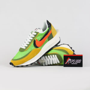 Sepatu Nike Sacai LD Waffle Undercover Green Gusto Sneakers Authentic