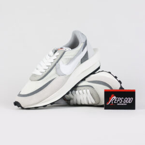Sepatu Nike Sacai LD Waffle Summit White Grey Sneakers Authentic