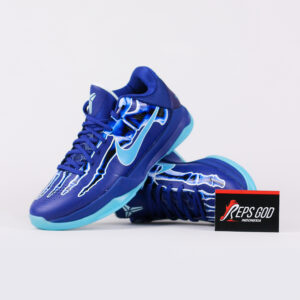 Sepatu Basket Nike Zoom Kobe 5 Protro Xray Skeleton Deep Royal Blue Sneakers Authentic