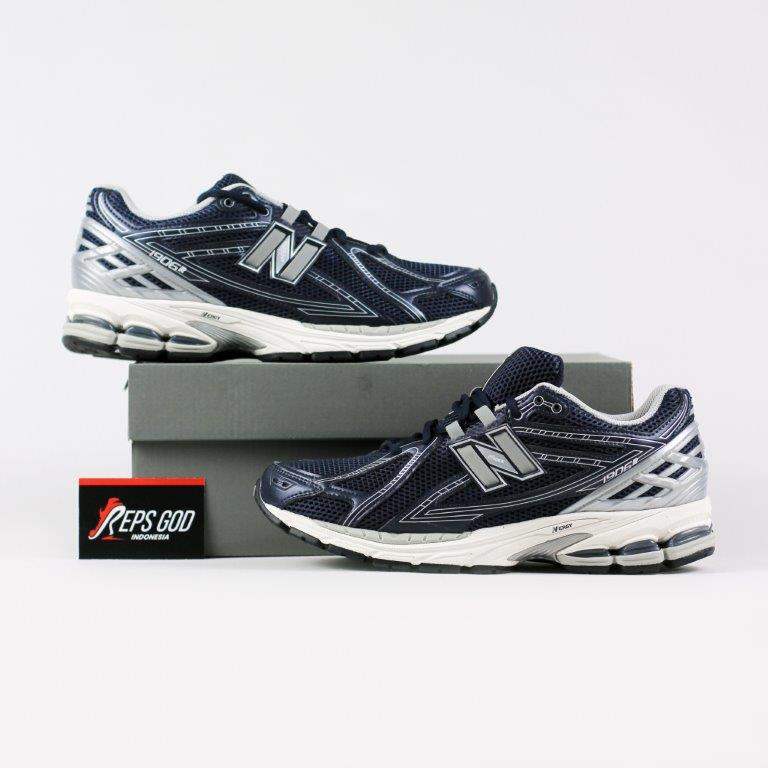 Sepatu New Balance NB 1906R Eclipse Blue Navy Silver Sneakers Authentic - Image 4