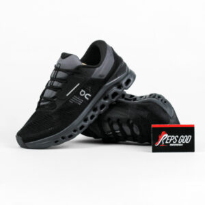 Sepatu On Running On Cloudstratus 3 Black Carbon Sneakers Authentic