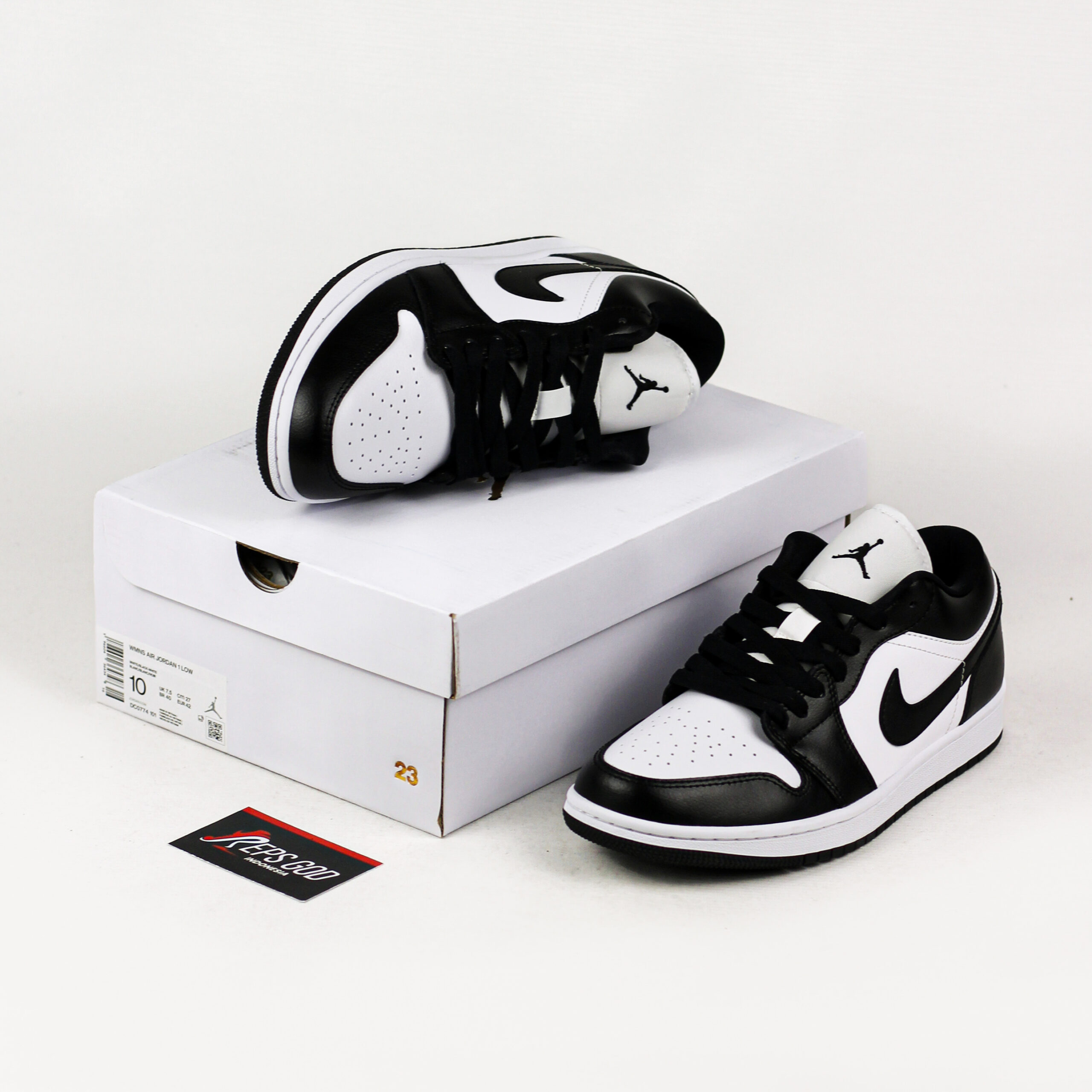 Nike Air Jordan 1 Low Panda Blackwhite White Black 2023 Authentic - Image 5