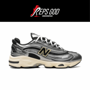 Sepatu New Balance 1000 Silver Metallic Sneakers Authentic