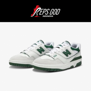 New Balance 550 NB 550 White Green White and Green Authentic