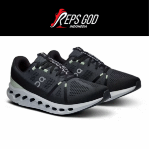 Sepatu On Running On Cloudsurfer Iron Glacier Black Grey Sneakers Authentic