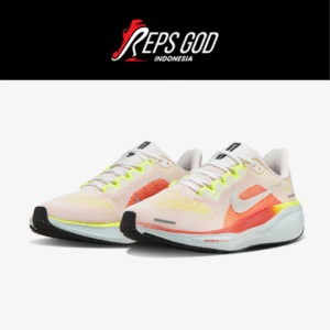 Sepatu Nike Air Zoom Pegasus 41 White Crimson Sneakers Authentic