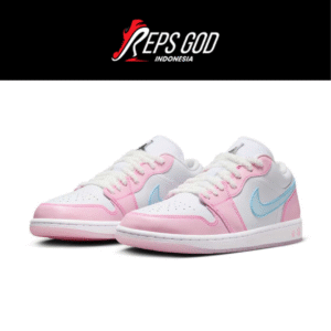 Sepatu Nike Air Jordan 1 Low SE Paw Print Pink Foam Sneakers Authentic