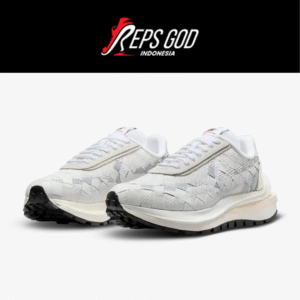 Nike Sacai Vaporwaffle Woven White Jean Paul Gaultier Authentic