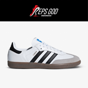 Adidas Samba OG White Black Stripes White Brown Authentic