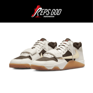 Sepatu Nike Jordan Jumpman Jack Travis Scott TR Sail Mocha Sneakers Authentic