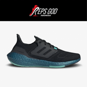 Adidas Ultraboost 22 2022 Core Black Mint Rush Black Green Authentic