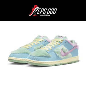 Sepatu Nike SB Dunk Low Verdy Visty Blue Enamel Green Sneakers Authentic