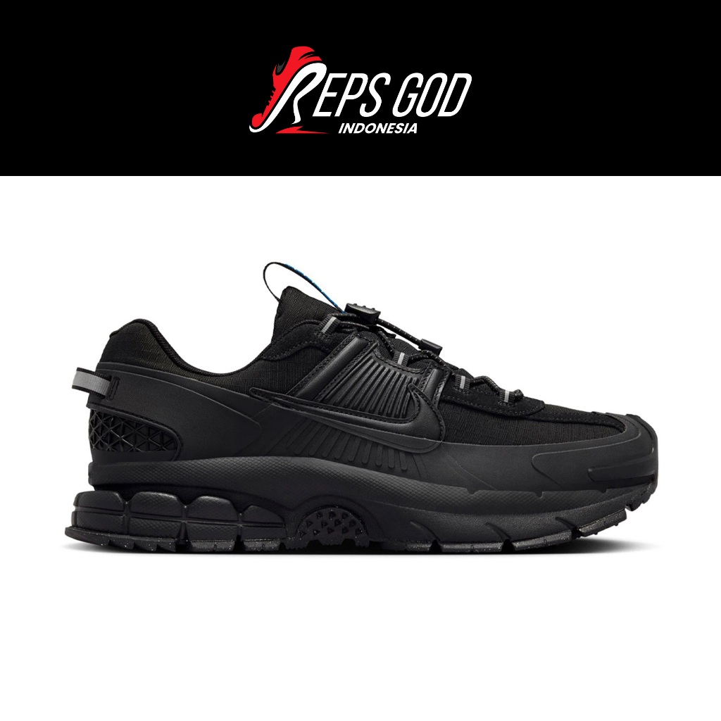 Sepatu Nike Zoom Vomero Roam Black Racer Blue Sneakers Authentic - Image 2