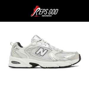 Sepatu New Balance 530 Grey Matter Silver Metallic Sneakers Authentic