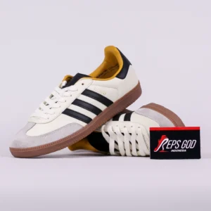 Sepatu Adidas Samba OG JJJJound White Cream Coreblack Sneakers Authentic